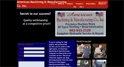Desktop Screenshot of americanmachiningsc.com